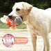 IOKHEIRA Carrot Orange Cattle Cotton Dog Squeaky Plush Toy for Large Aggressive Chewers