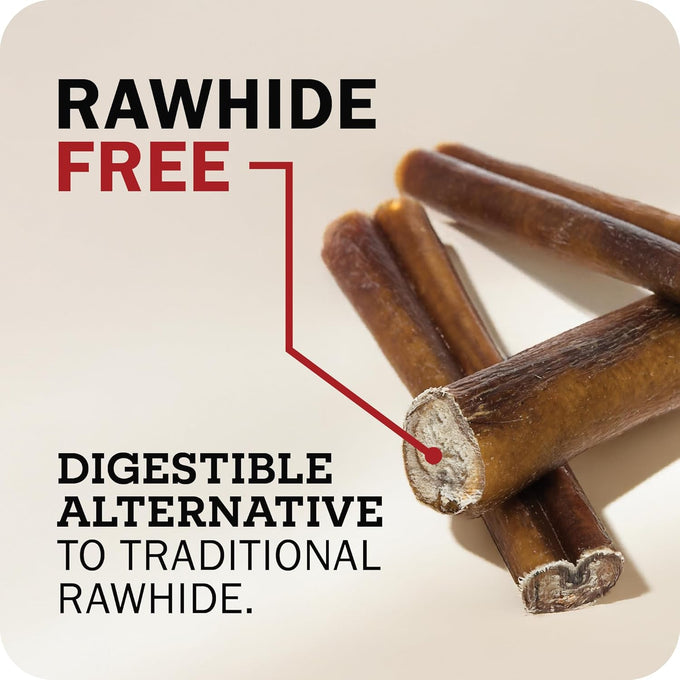 Redbarn Pet Products 5"-8" Braided Bully Sticks for Small & Large Dogs - Single Ingredient Low Odor Rawhide Free - 8 oz Bag