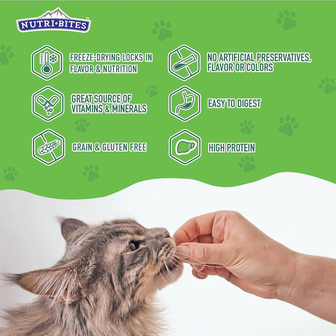 Nutri Bites 100% single ingredient beef liver dog and cat treats, high protein, 17.6 oz