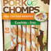 pork chomps real chicken wrapped baked pork skin dog chews, 5 inch mini twists, 12 count