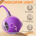Rocfish Durable Interactive Cat Toy for Indoor Cats, Automatic Chase Ball Toy Purple