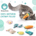 gejoy 20 pack catnip toys for indoor cats plush kitten chew toys catnip interactive safe