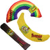 Yeowww! catnip toy variety pack, made in USA, includes cigar, banana, and rainbow shapes