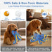 Blue Interactive Octopus Dog Toy, USB Rechargeable, Automatic Jumping, Not for Aggressive Chewers