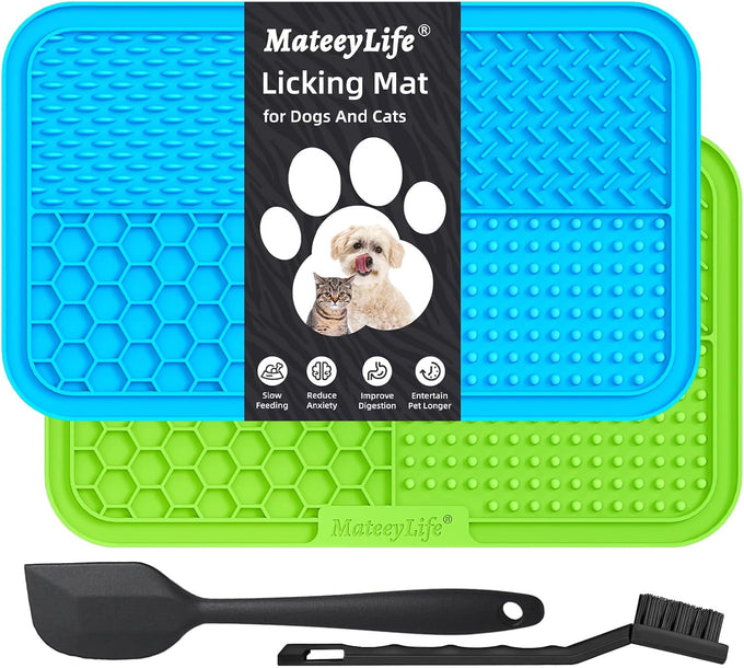 large lick mat for dogs with suction cups slow feeder anxiety relief for pets