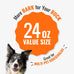 Good 'n' Fun Triple Flavor Ribs Chews for All Dogs, 24 Ounces Beef Hide Chicken Pork Treats