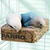 7.3 inch natural corrugated cardboard bird platform toy for parrots and small to medium-sized pet birds