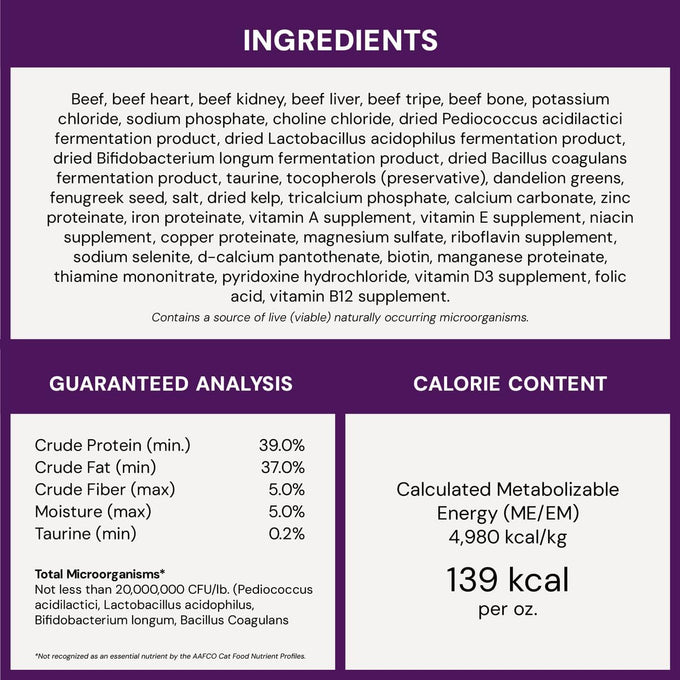Stella & Chewy's premium freeze-dried raw cat dinner morsels with 98% responsibly-sourced rabbit recipe - grain-free, made in usa - 3.5 oz