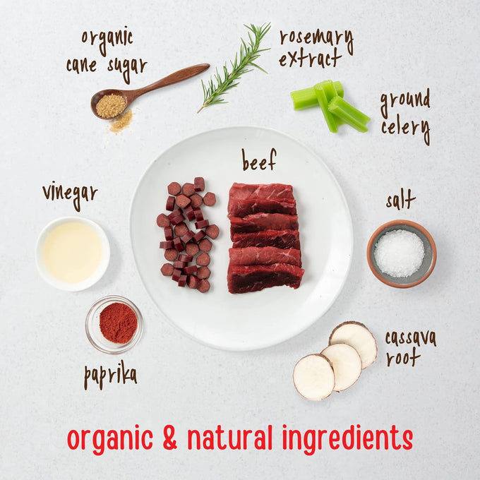 Full Moon Essential Beef Savory Bites All Natural Dog Treats, 14 Ounce, Human Grade, No Fillers, Made in the USA
