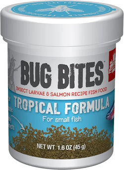Fluval Bug Bites Tropical Fish Food for Small to Medium Sized Fish, 1.6 oz, A6577