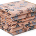luciphia 1 pack 3 small 23x16 inch super soft fluffy premium fleece pet blank blanket flannel throw brown/pink/white