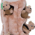 Outward Hound Hide-A-Squirrel 2-in-1 Plush Puzzle Dog Toy with 6 Squeaky Removable Squirrels, X-Large
