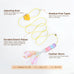 Potaroma Interactive Cat Feather Toy Set, 5 Pcs, Retractable Hanging Kitten Play Chase Exercise Toys