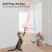 Potaroma 3-piece Fluffy Cat Catnip Ball Toys with Bell for Indoor Kittens and Adult Cats