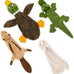 Soft Durable Fabric Squeaky Dog Toy for Small, Medium and Large Pets Interactive Indoor Play
