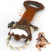 Duck Shape No-Stuffing Squeaky Crinkle Dog Toys for Small to Large Breeds, 3 Pack