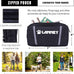 Lanney Hands-Free Dog Leash for Medium Large Dogs with Zipper Dual Handle and Retractable Bungee