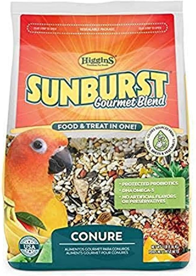 higgins premium pet foods hig sunburst conure 3lb large pet bird food made usa artificial free