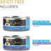 Purina Pro Plan Urinary Tract Health Pate Cat Food Variety Pack, Turkey and Giblets, and Ocean Whitefish Entrees - (Pack of 12) 5.5 oz. Cans