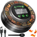 papettly automatic fish feeder for aquarium with 15 compartments usb lcd display timer vacation holiday