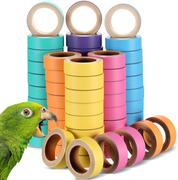 skyygemm 60 pcs durable cardboard parrot toys for medium large birds, macaw, african greys, cockatoos, eclectus senegal