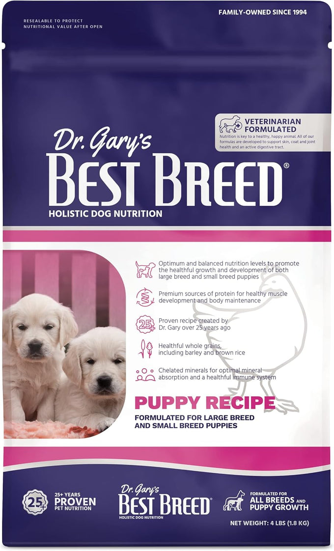 Dr. Gary's Best Breed Puppy Recipe 28lbs Natural Dry Dog Food