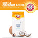 Arm & Hammer 100-count Deodorizing Dog Cleaning Wipes with coconut water, gentle for dogs and puppies, paraben and sulfate free, light coconut scent