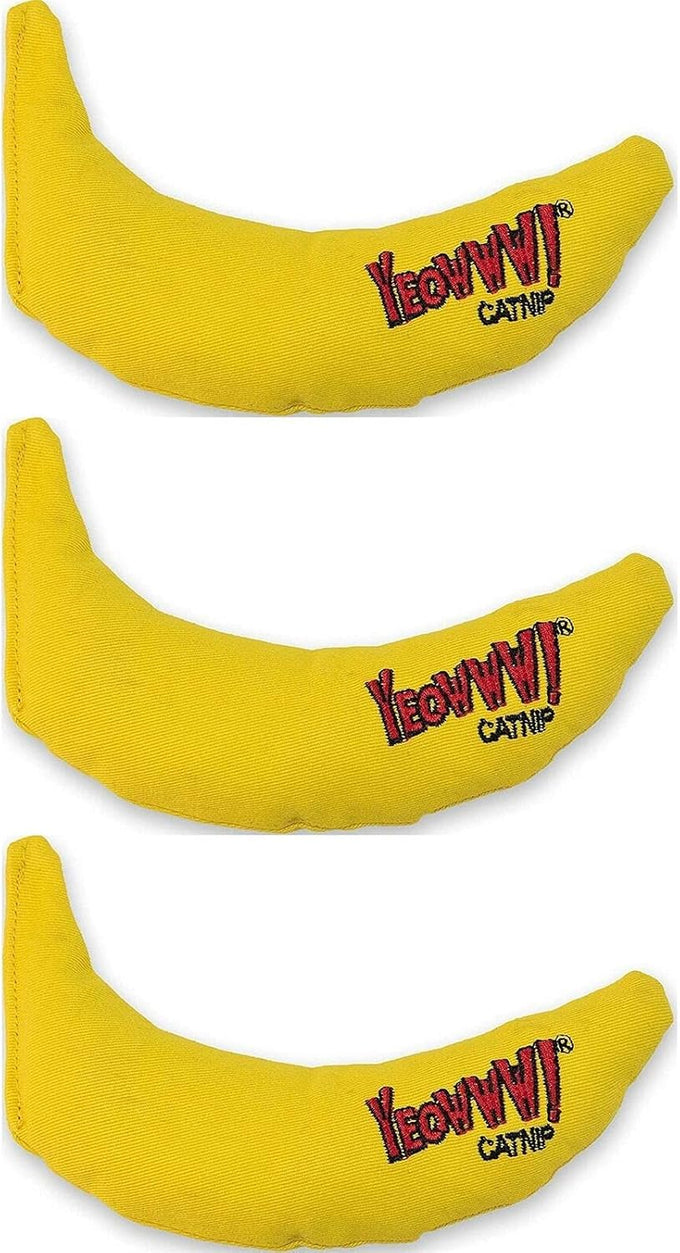 Organic Yeowww! DuckyWorld Catnip Leaf & Flower Cat Toy - 3 Pack, 100% Natural, Made in USA