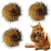 Faux Rabbit Fur Catnip Ball for Indoor Cats, Soft and Washable, Fun to Chase for Exercise and Bonding (1pc)