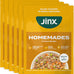 Jinx Salmon Wet Dog Food Topper, Mix with Dry Dog Food, Made with Real Salmon & Chicken, Bone Broth, No Fillers, Puppy, Adult, Senior, 9oz, 12 Pack