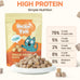Single Ingredient Duck Bites Freeze Dried Cat Treats Grain-Free High Protein Healthy Training Snacks for Cats & Dogs 1 oz