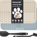 large lick mat for dogs with suction cups slow feeder anxiety relief for pets