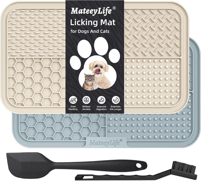 large lick mat for dogs with suction cups slow feeder anxiety relief for pets