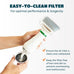 2-in-1 pet dryer with slicker brush for small dogs and cats, 300 watts, adjustable temperature