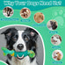 Bikisens hammerhead shark dog toys for aggressive chewers, green, 8.46in, medium/large breed