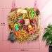 katumo bird toys parakeet grass mat foraging toy parrot shredding hanging for cockatiel lovebird parakeet budgie
