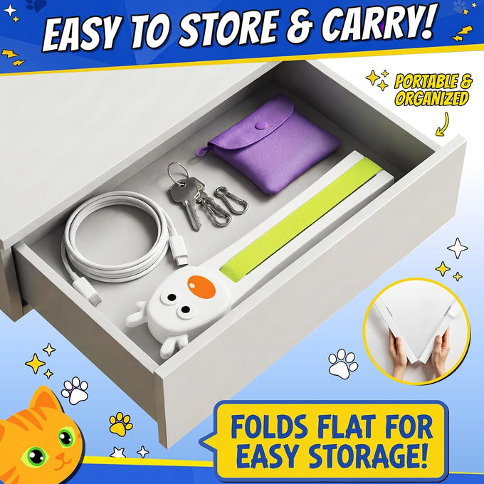 Furry Friend Interactive Automatic Cat Toy with Motorized String Action
