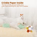 Potaroma Cat Toys 3-Pack Soft Plush Crinkle Sound Catnip Pillows Interactive Kitten Kickers