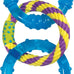 Petstages Dental Links Dog Chew Toy for puppies and adult strong chewers, 8.5" x 4" x 1" rope texture