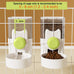 lemtrflo rabbit feeder for cage hanging automatic cat feeder water dispenser ferret cage accessories