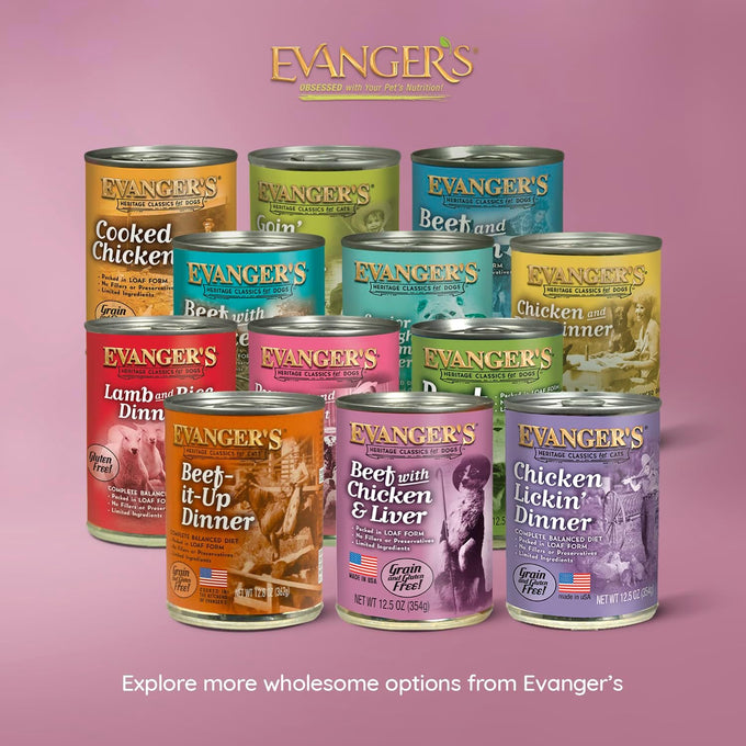 Evanger's Heritage Classic Beef with Chicken & Liver Wet Dog Food