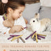 Bissap 36PCS rabbit chew sticks, mixed natural flower rose chrysanthemum and forget-me-not treats for small animals molar snacks
