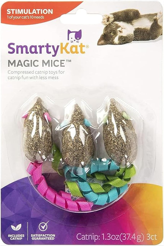 SmartyKat rainbow turquoise fuzzy friends plush catnip ball cat toys for 2 cats
