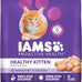 IAMS Proactive Health Kitten Dry Cat Food, Healthy Kitten Food Dry Recipe with Real Chicken in Every Bite, 16 Lb. Bag