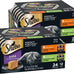 sheba perfect portions wet cat food pate with salmon, seafood, and fish variety pack, 2.6 oz twin pack trays (24 count, 48 servings)