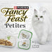 Purina Fancy Feast Gourmet Wet Cat Food Variety Pack Petites Gravy Collection 2.8 oz break-apart tubs 48 servings per pack of 24