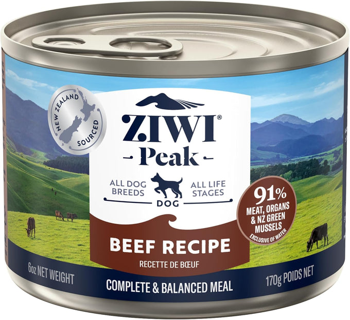 ZIWI Peak Canned Wet Dog Food - Mackerel & Lamb, 12 x 13.75oz