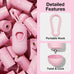 Vetreska pink cherry blossom scented dog poop bag dispenser with 105 leak proof pet waste bags for cats