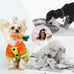 nocciola dog squeaky toys, small plush toys with squeakers, 12 pack for small medium size dogs