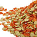 Carrot and Pea Flakes rabbit food, 100% natural, no additives, perfect snacks for herbivores, 1.5 lb